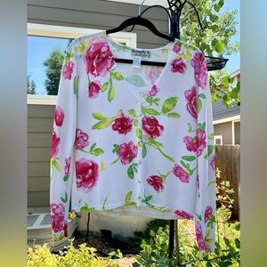 Joseph A Floral Cardigan
